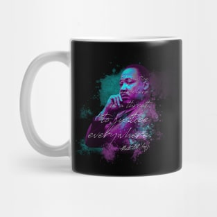 MLK Watercolor Portrait Mug